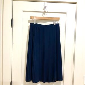 J. Crew Navy Blue Midi Skirt